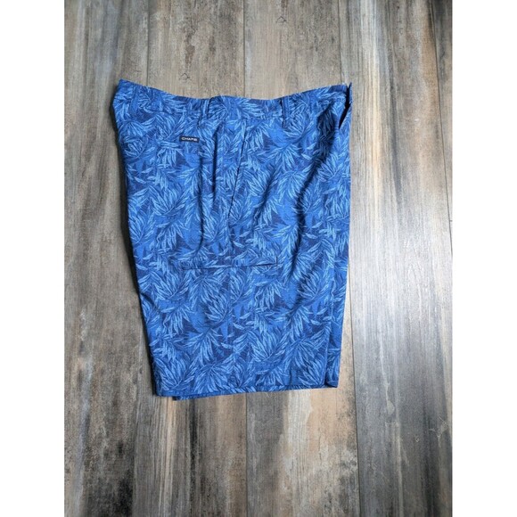 Chaps Golf Blue Palm Tree 100% Cotton Bermuda Shorts Men's 33 8.5" - Picture 5 of 6